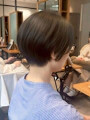 ダークグレージュ・ショートボブ