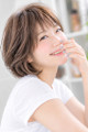 30代40代50代◎ふんわり美シルエットひし形ショートボブ