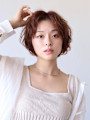 大人可愛い20代30代40代似合わせカットイメチェン流しバン