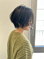 ◇大人可愛い40代50代60代ボブショート白髪ぼかし　元重