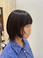 10代、20代人気☆ぱつっとボブ×サイドレイヤー