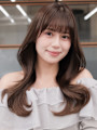 韓国ヘアロングくびレイヤーイメチェン似合わせ秋冬カラー