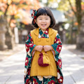 【七五三】3歳♪レトロ可愛いふんわり内巻きおかっぱボブ