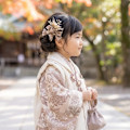 【七五三】3歳♪今っぽルーズシニヨン＆くすみ系被布