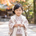 【七五三】3歳♪今っぽルーズシニヨン＆くすみ系被布