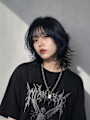 カット　ニュアンス　レイヤー　デザイン　シルバー