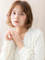 ヘーゼルブラウン大人かわいいゆるふわボブパーマ20代30代