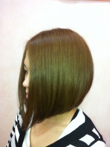 前下がりボブ - HAIR ESTHESALON AONO掲載