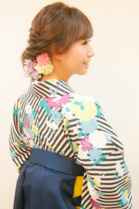 袴着付け　卒業式ヘアセット♪横浜桜木町石川町元町中華街 - broto掲載