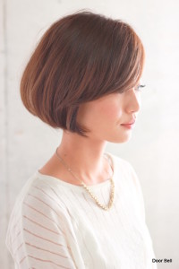  簡単にまとまる☆シンプル大人ボブ - Door Bell hair Living掲載