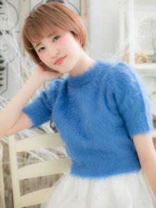 束感あるひし形シルエットショート - mod's hair【モッズヘア】越谷/越谷西口店掲載