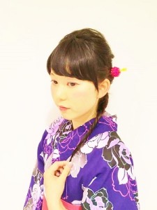 キュートでフィッシュボーンのおさげが可愛い浴衣ヘア - Hair&Make OPSIS掲載