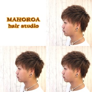 ツイストねじりツーブロショート - MAHOROA掲載