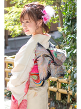成人式　振袖着付け＋ヘアセット - broto掲載