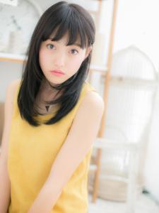 印象的な黒髪ストレート - mod's hair【モッズヘア】越谷/越谷西口店掲載