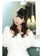 猫耳風ハーフアップ - BAPOS　Hair Salon掲載