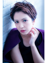 タンバルモリ&パーソナルカラーのワンサイドセミウェット風川口 - Hair art chiffon 川口店掲載