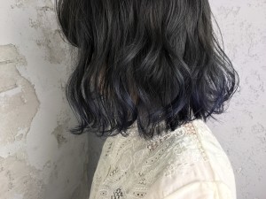 ネイビーブルー/ポイントカラー/グラデーションカラー - prize Iris 池袋【プライズ アイリス】池袋駅東口店掲載