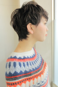 【プラーチェ相模大野】　外国人クセ毛風　耳かけショート - hair&color Plaatje 相模大野掲載