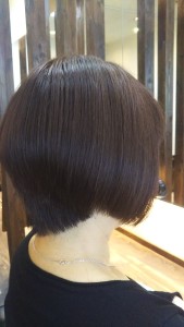 前下がりグラデーションボブ - HAIR Espace掲載