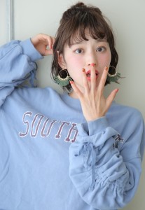 ラフニュアンス★お団子アレンジボブ - Chocolat NAMBA掲載
