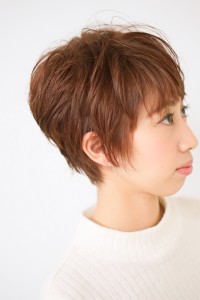 マニッシュショート　ローズピンク - Lourdes hair design掲載