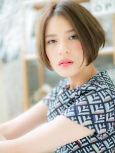 小顔かきあげバング前下がりグラボブ30代40代50代大人女子 - mod's hair【モッズヘア】越谷/越谷西口店掲載