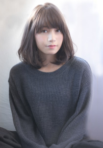 アッシュグレージュでひし形ロブ　T－１１ - Lila by AFLOAT掲載