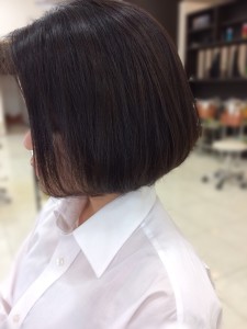 高校生☆アゴラインのワンレンボブ - Hair VERDE掲載