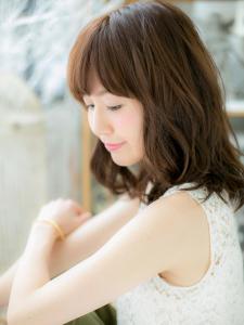 バレイヤージュアシンメトリーくびれミディ30代40代大人女性 - mod's hair【モッズヘア】越谷/越谷西口店掲載