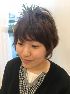 ショートモテふわパーマ【見附】【長岡】 - Accueillir Pur hair掲載