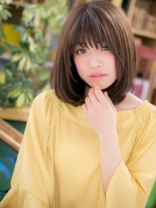 重めカワイイ♪前下がりの小顔ワンカール - COVER HAIR bliss【カバーヘア ブリス】大宮/大宮西口店掲載