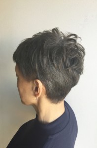 ミセスグレージュショート - kubu hair掲載