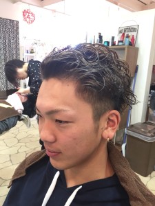 ツーブロスーパーデザインパーマカラー - hair lounge BOON掲載
