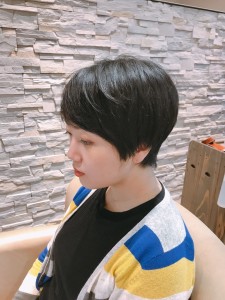 夏の黒髪ベリーショート - Hair&Make OPSIS掲載