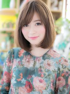 大人かわいい♪斜めバング色っぽワンカール - COVER HAIR & SPA bliss【カバーヘア アンド スパ ブリス】浦和/浦和西口店掲載
