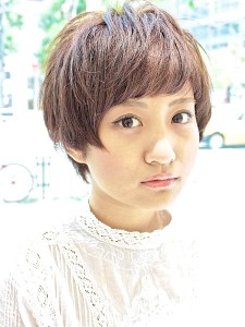 透け感イノセントショート - hair make flencia掲載