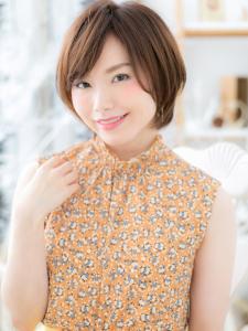 斜めバングで美人顔♪好感大人ボブ - mod's hair【モッズヘア】上尾/上尾西口店掲載