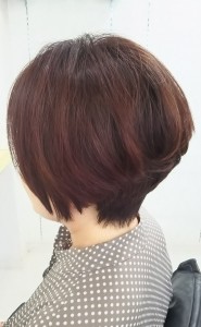 前下がりショート - Aile hair掲載