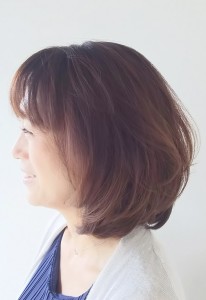 ふんわりボブ - Aile hair掲載