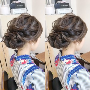 浴衣ヘアセットアレンジ - ヘアセット&メイクアップ Roquat Salon掲載