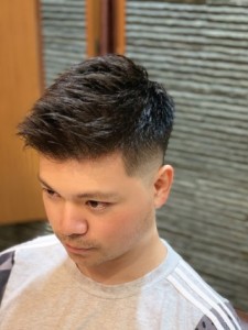 アップバングフェード - ヘアーモードキクチ 銀座店掲載