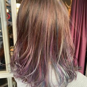 バレイヤージュ・ユニコーンカラー - sonic hair shop掲載