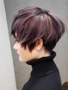 【松戸BULL】刈り上げショート×デザインカラー - Clement Salon Bull掲載