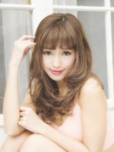 ハニーヘアー×厚めバング×明るめマーメイドアッシュ - QUALIS 上板橋店掲載