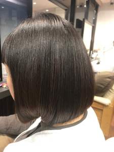 ボブのストレートパーマ - 縮毛矯正専門店Radiant Hair Salon掲載