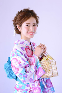 ＜浴衣アレンジ＞ふんわりルーズな編込みアップヘア - HAIR & MAKE EARTH 小松店掲載