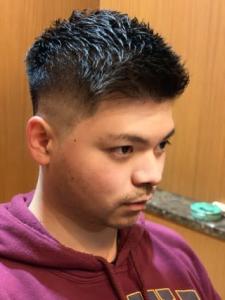 レヴァンドフスキ風フェード - ヘアーモードキクチ 銀座店掲載