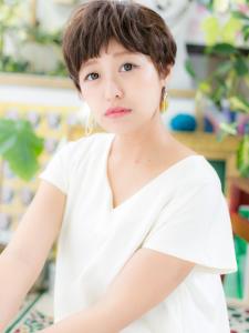 大人かわいい♪斜めバングのアシメショート　エアリーカール - COVER HAIR bliss 戸田公園西口店掲載