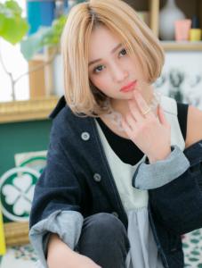 外国人風カラー★印象やわらかAラインボブ　ボリュームカール - COVER HAIR & SPA bliss 浦和西口店【カバー ヘア アンド スパ ブリス】掲載